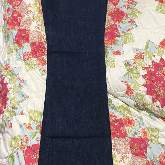 Maurices Womens Jeans 8 x-long Classic Slim Boot Dark Blue - Picture 3 of 5